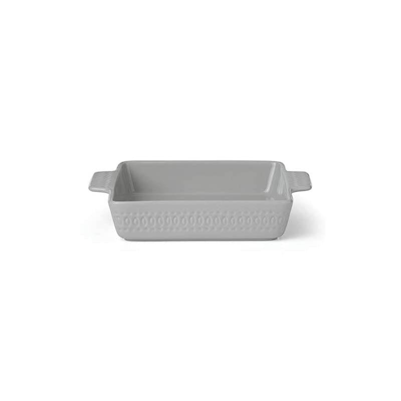 SPADE Willow Drive8482 Blue Square Baker, 2.80 LB, Taupe/Grey