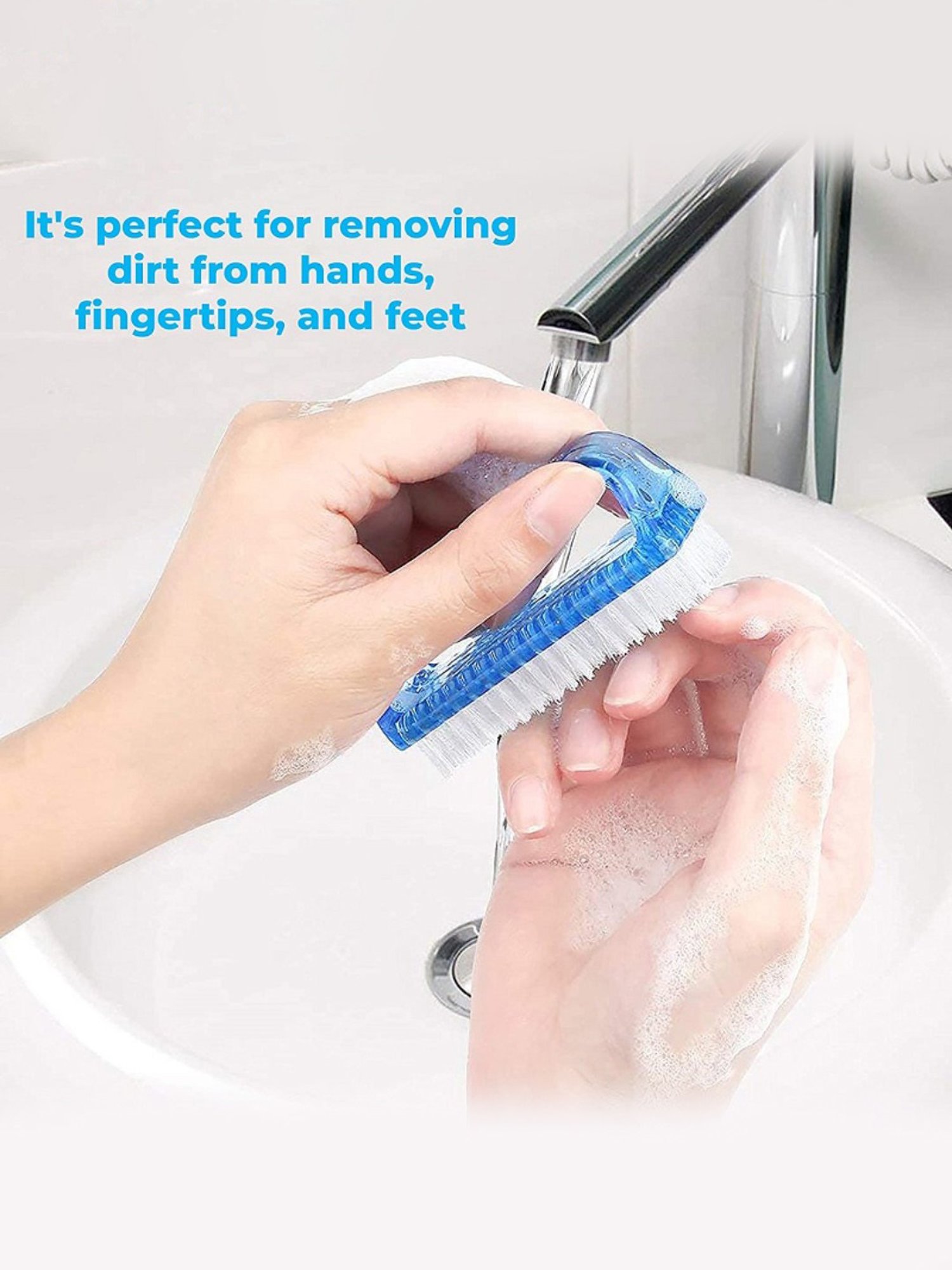 Bronson Professional Nail Brush Set - Pack of 2