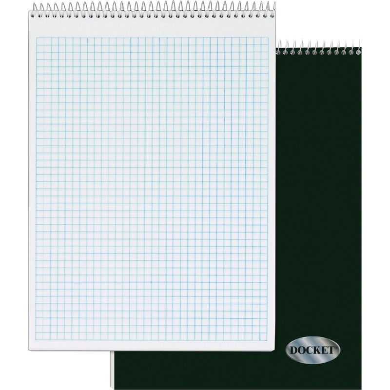 Tops Quadrille Pad 8-1/2"x11-3/4" 70 Shts 4 Squares Per Inch WE 63801
