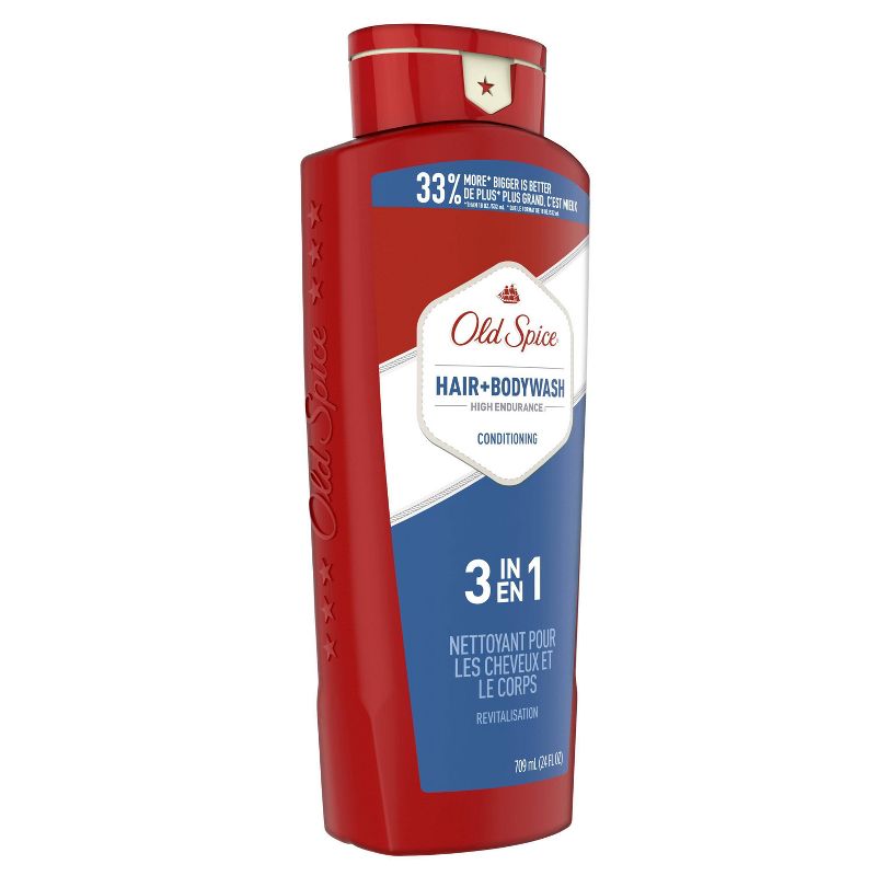 Old Spice High Endurance 3 in 1 Hair Body Wash - 24 fl oz