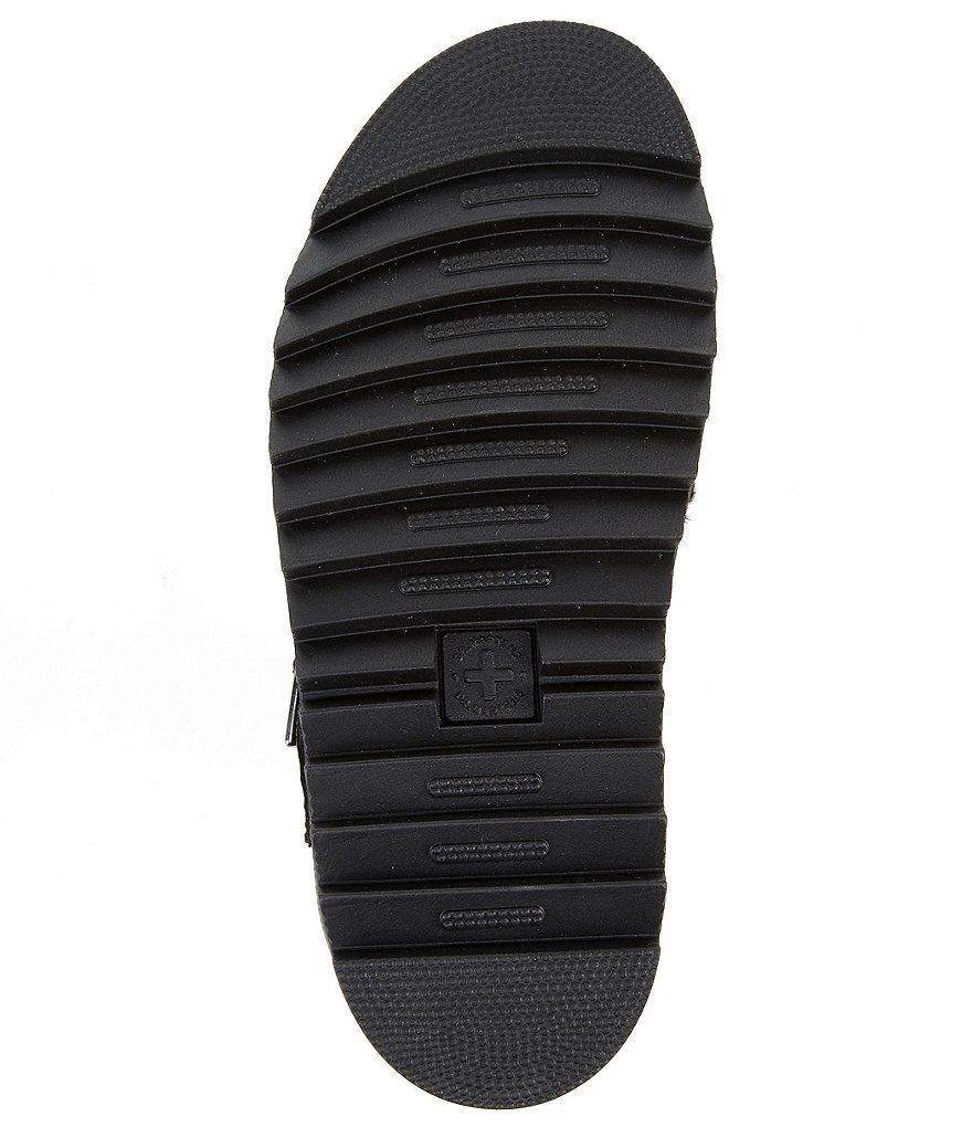 Dr. Martens Women's Voss Quad Fluffy Faux Fur Platform Sandals