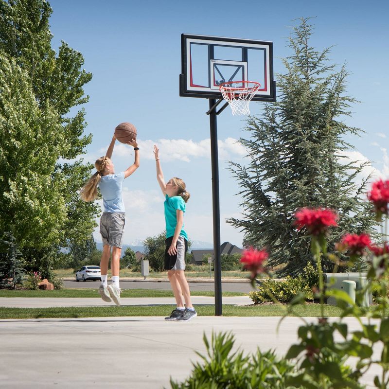 Lifetime 50" Adjustable In-Ground Basketball Hoop