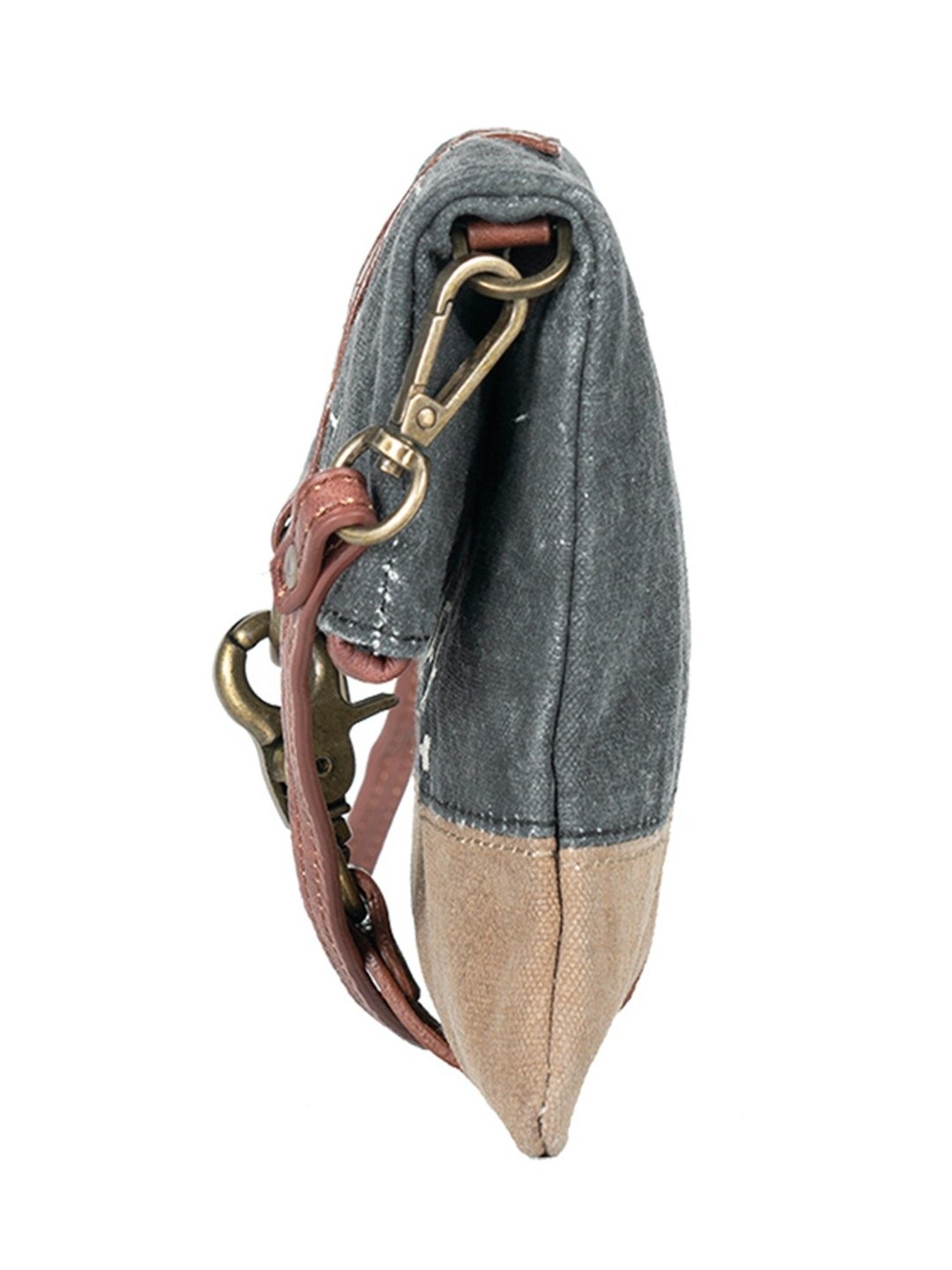 Mona B Multicolor Color Block Small Cross Body Bag