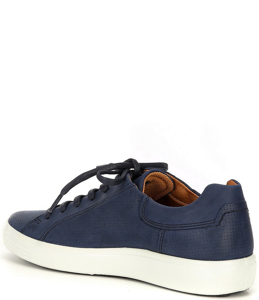 ECCO Men's Soft 7 Street Lace-Up Perforated Sneakers