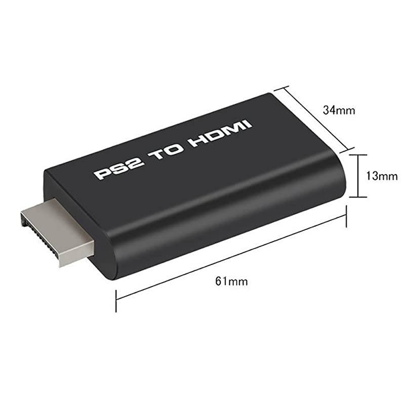 to HDMI Converter Adapter vienon Video Converter to HDMI Converter with 35mm Audio Output for HDTV HDMI Monitor Supports All Display Modes