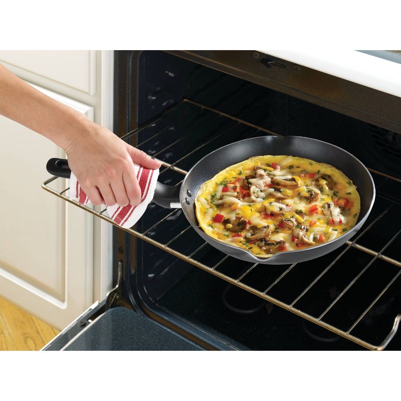 T-fal Simply Cook Nonstick Cookware, Stackable 10pc Set, Black