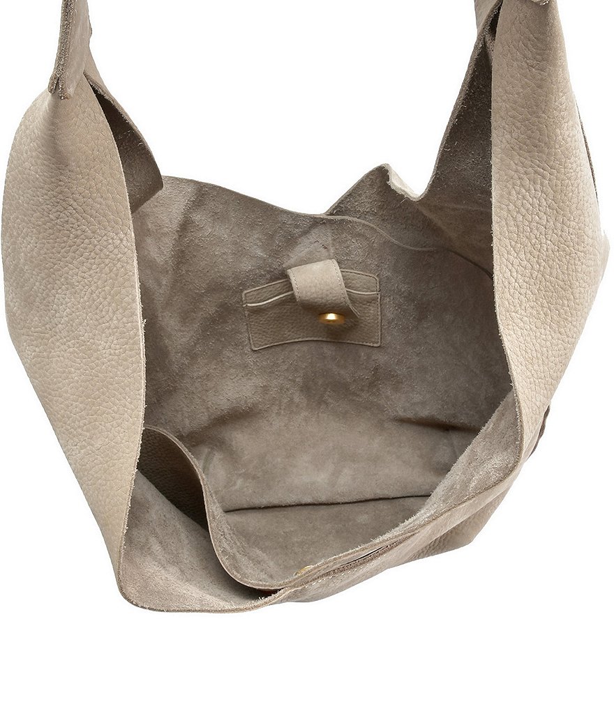 Hammitt Tom Snap Studded Leather Hobo Bag