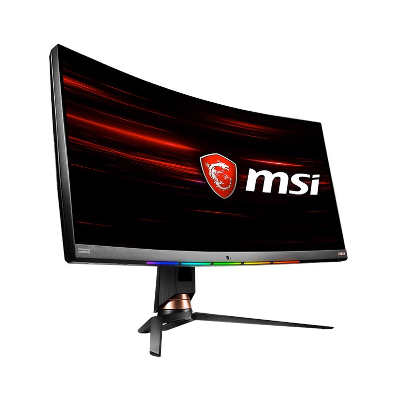 MSI Optix MPG341CQR 34 Inch UW-QHD 3440 x 1440 1ms 120Hz 21:9 FreeSync Curved Screen LED LCD Gaming VA Monitor - Gray
