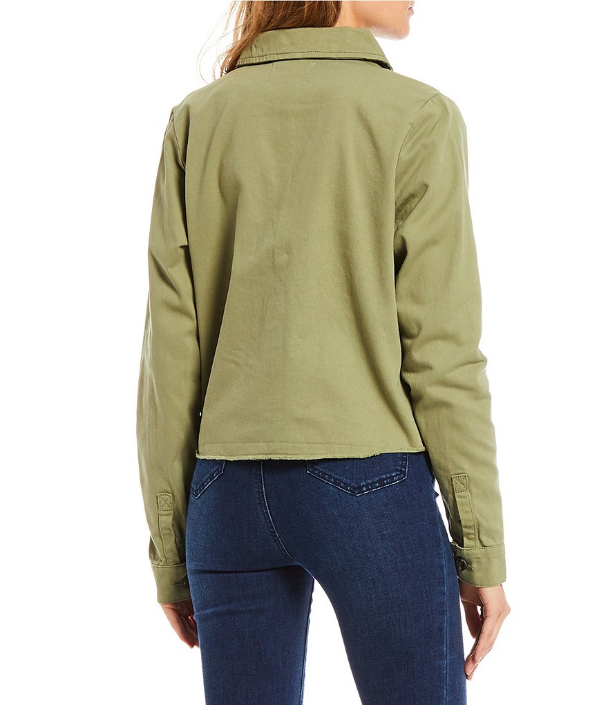 Sundown by Splendid Coordinating Joey Acid Wash Zip Front Hoodie