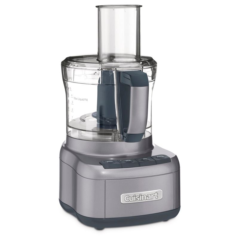 KitchenAid 2 Speed Pulsing Meal Prep Compact Mini Food Processor Chopper with 3.5 Cup Working Bowl, Contour Silver (Certified Refurbished)