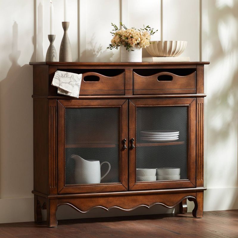 Audley Java Finish 39 1/4" Wide Wood Chest by Elm Lane