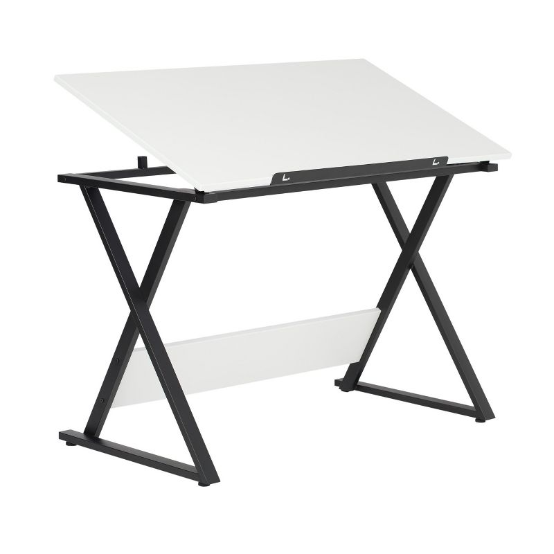 Axiom Drawing Table - Black / White - Studio Designs