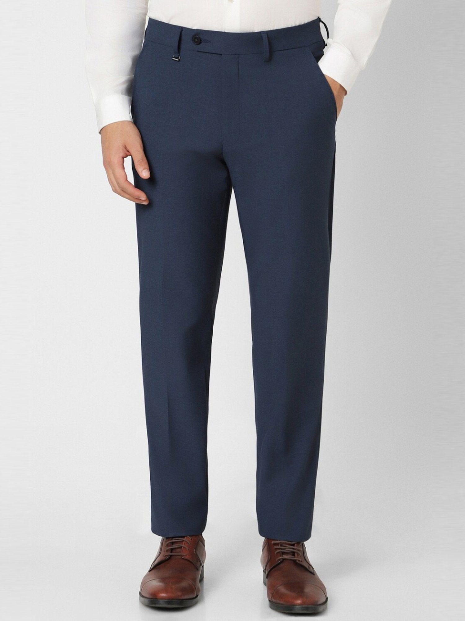 Van Heusen Blue Slim Fit Trousers