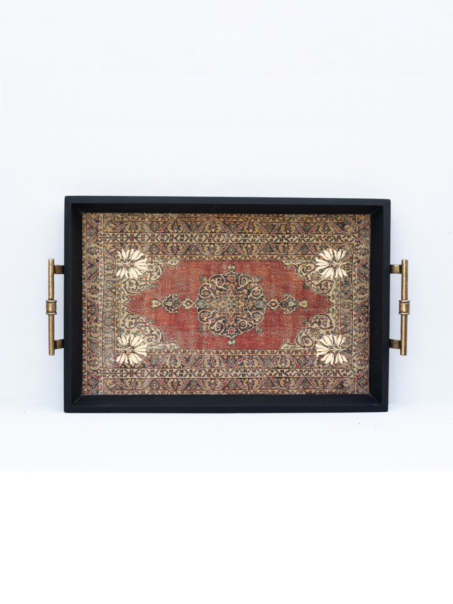 Gibson Home 18" x 24" Ceramic Gracious Rectangular Serving Platter