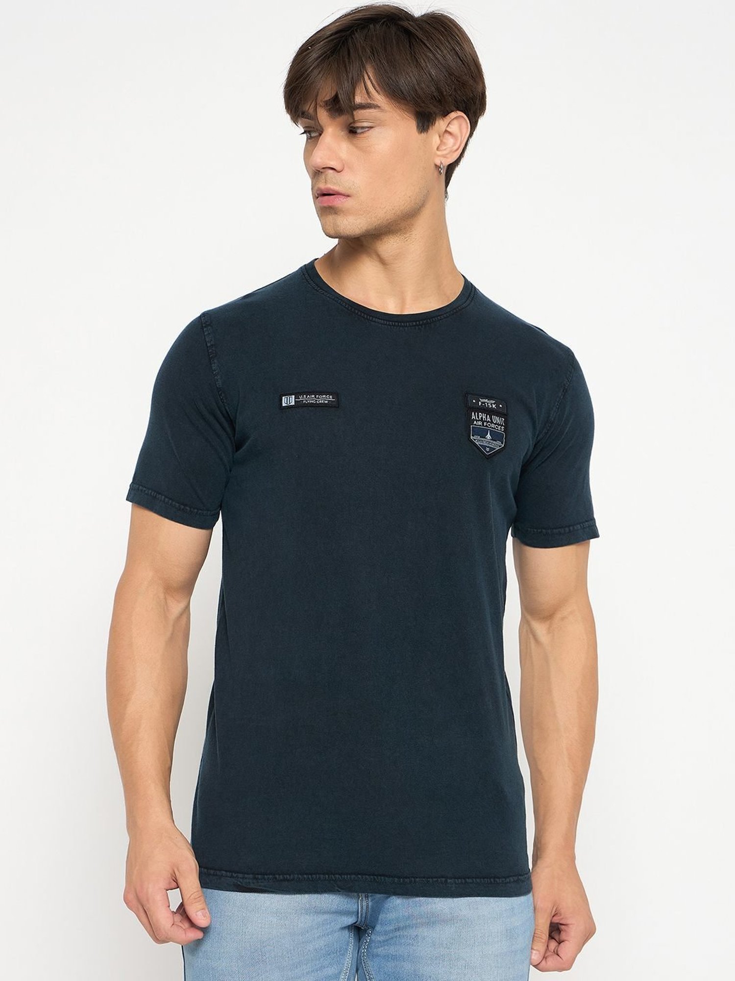 Duke Navy Slim Fit T-Shirt