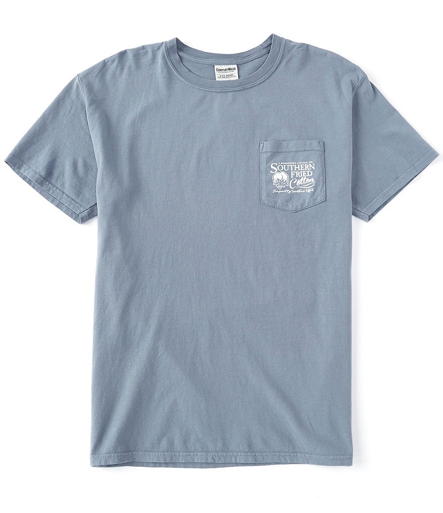 Southern Fried Cotton Men's OG Boss Short-Sleeve Pocket Graphic Tee