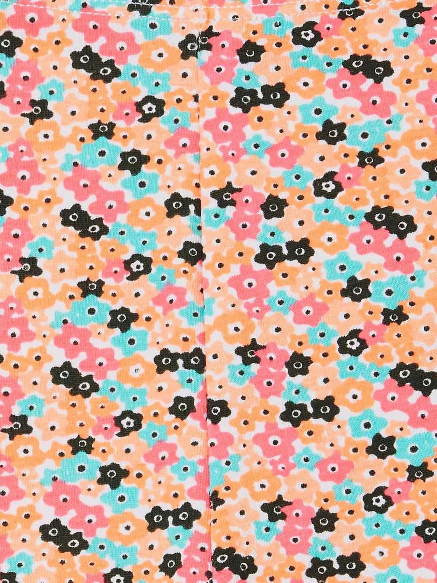 Juniors by Lifestyle Multicolor Floral Print Leggings