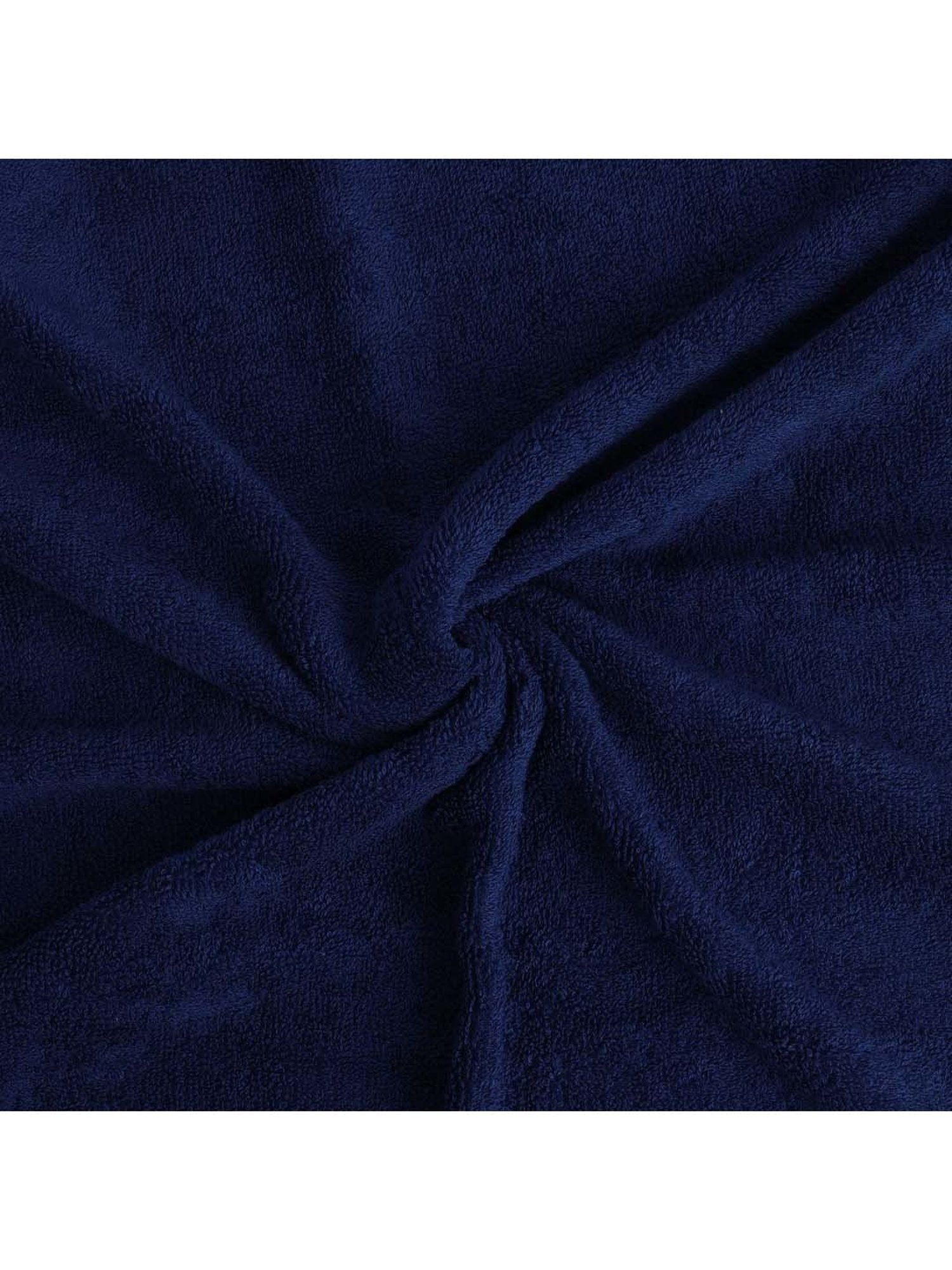 Spaces Atrium Eoss Navy & Red Cotton 500 GSM 4 Pcs Towel Set