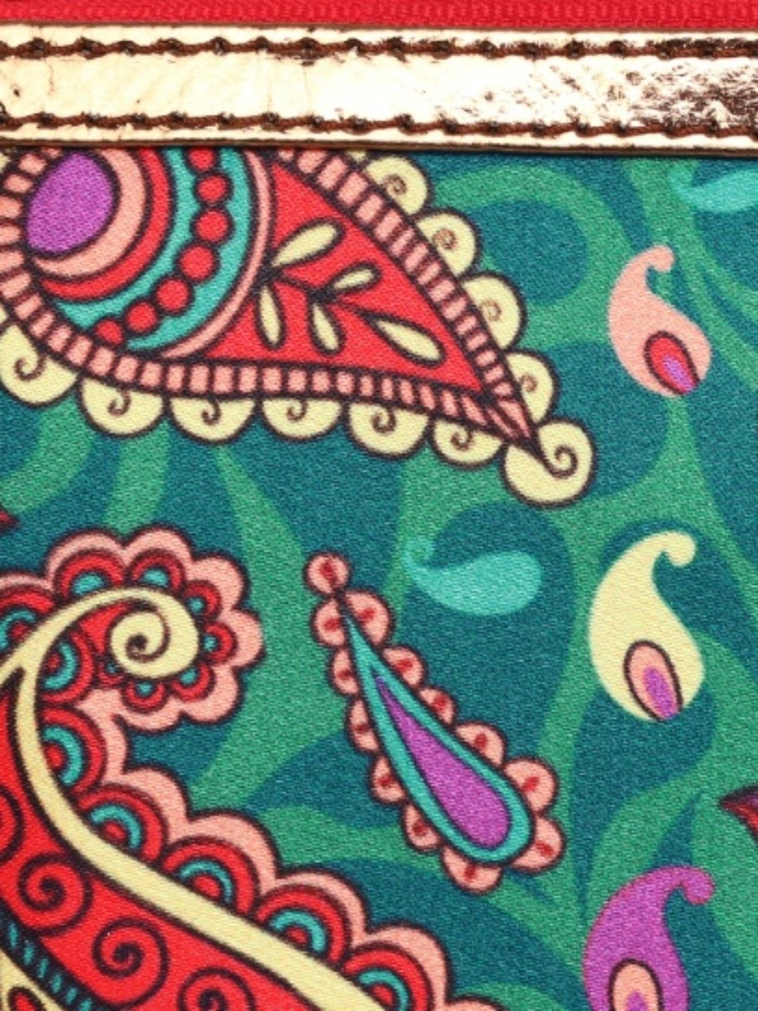 Sabhyata Paisley Multicolor Printed Small Pouch for Women