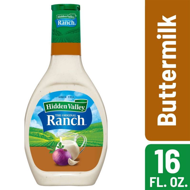 Hidden Valley Buttermilk Ranch Salad Dressing & Topping - 16fl oz