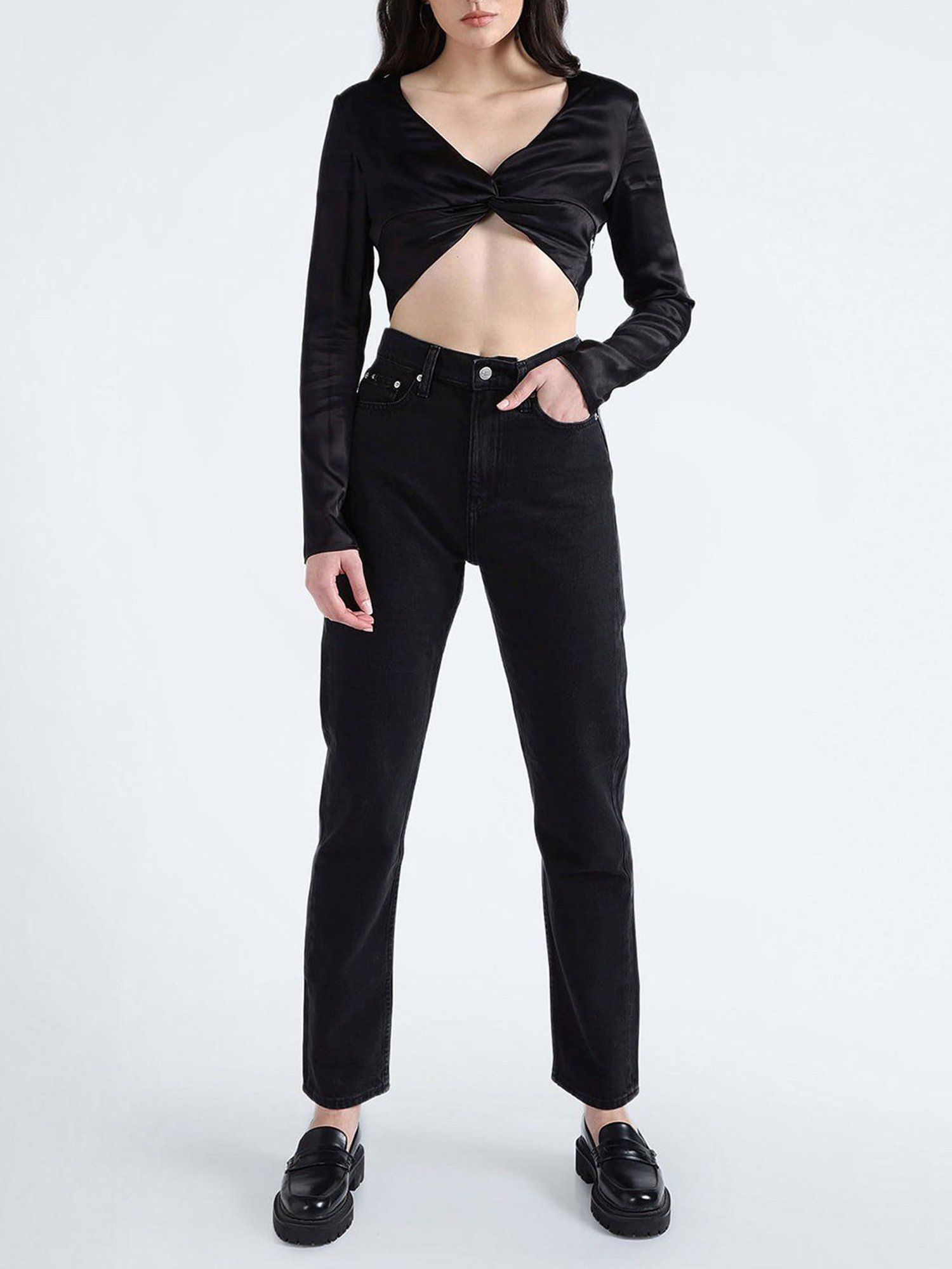 Calvin Klein Black Regular Fit Top