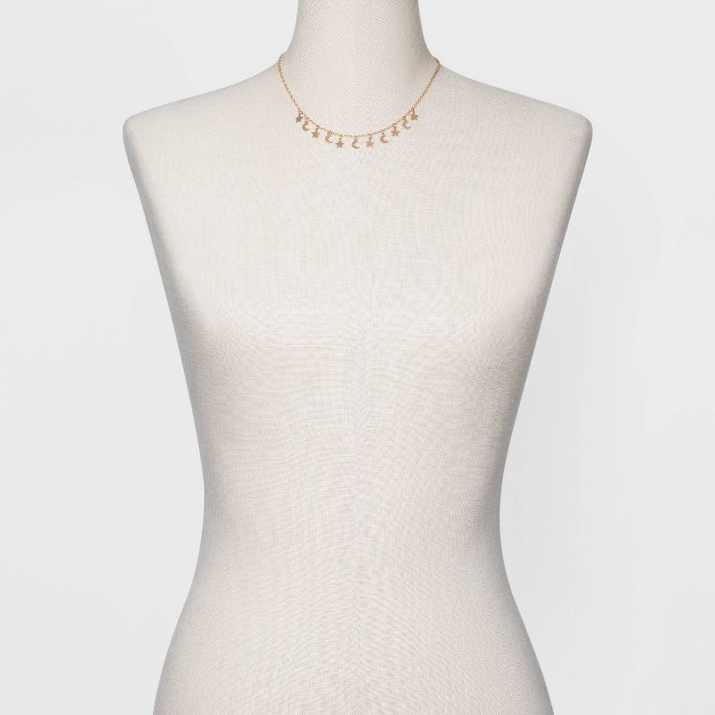 Star and Moon Necklace Set - Wild Fable™ Gold