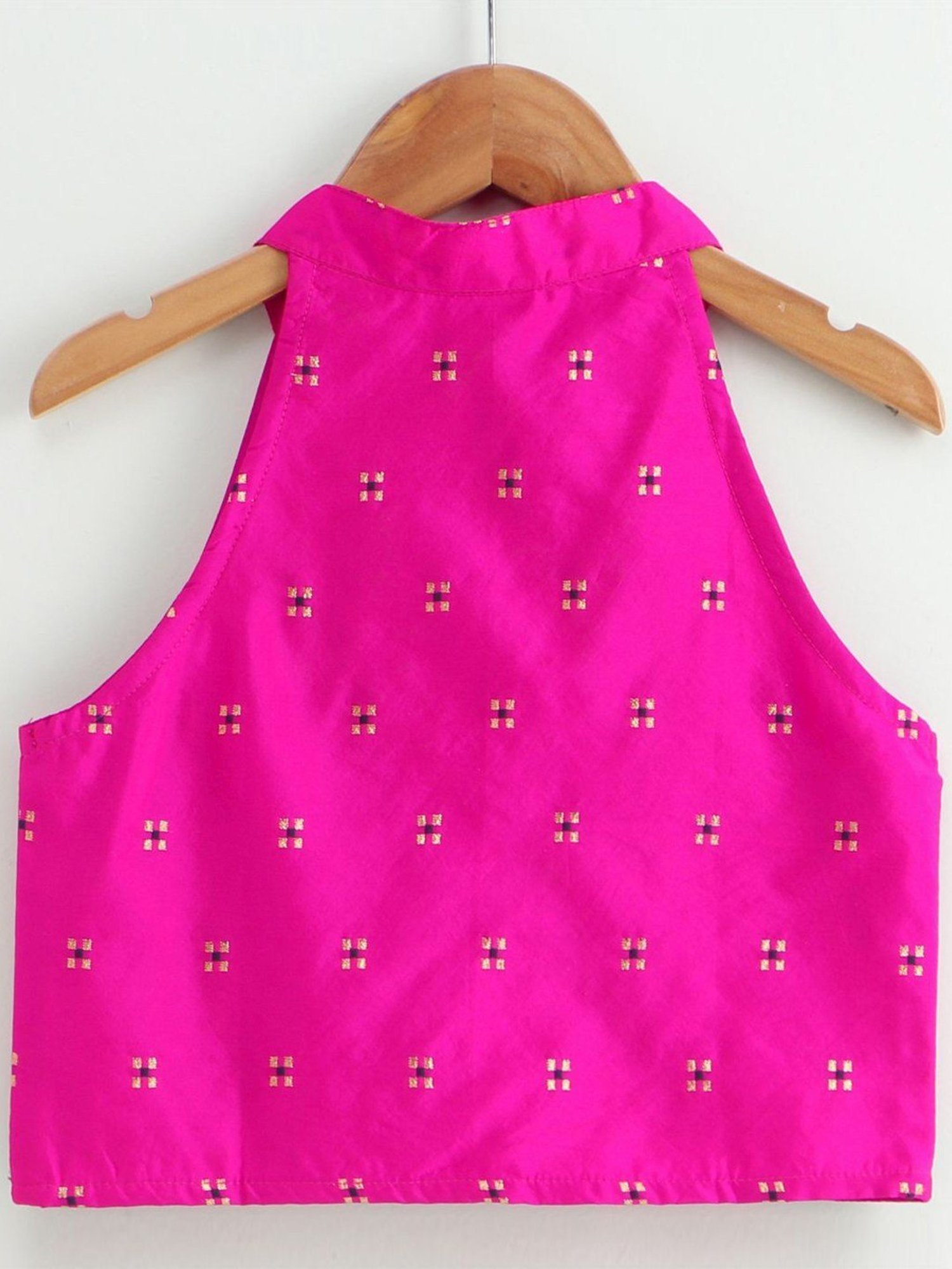 TWISHA Kids Fuchsia Pink Printed Top Set