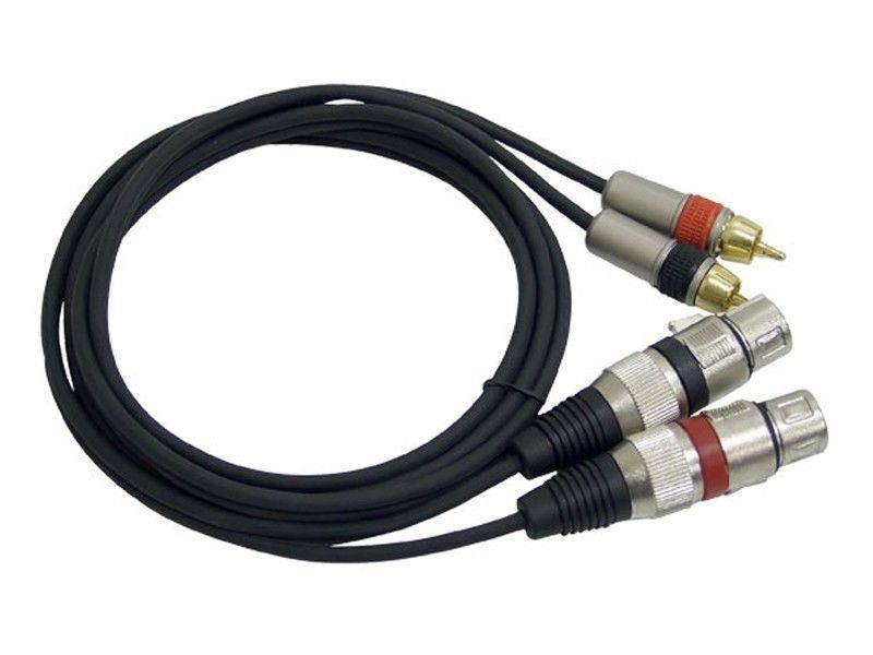 PYLE PPRCX05 Dual 5ft. Professional Audio Link Cable XLR Female to RCA Male