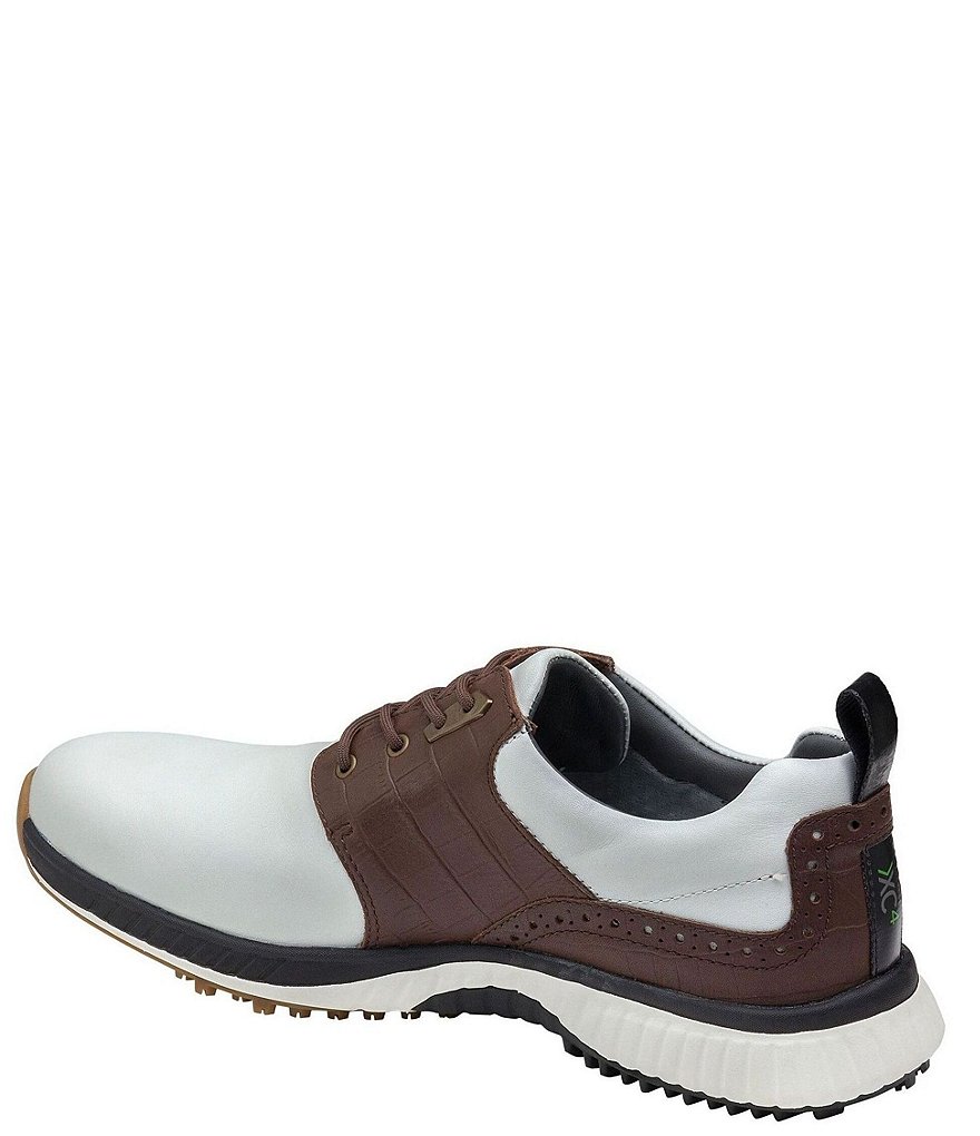 Johnston & Murphy Men's XC4 H2 Luxe Saddle Golf Shoes