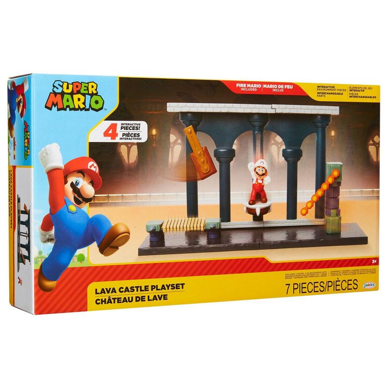 Nintendo Super Mario Lava Castle Playset