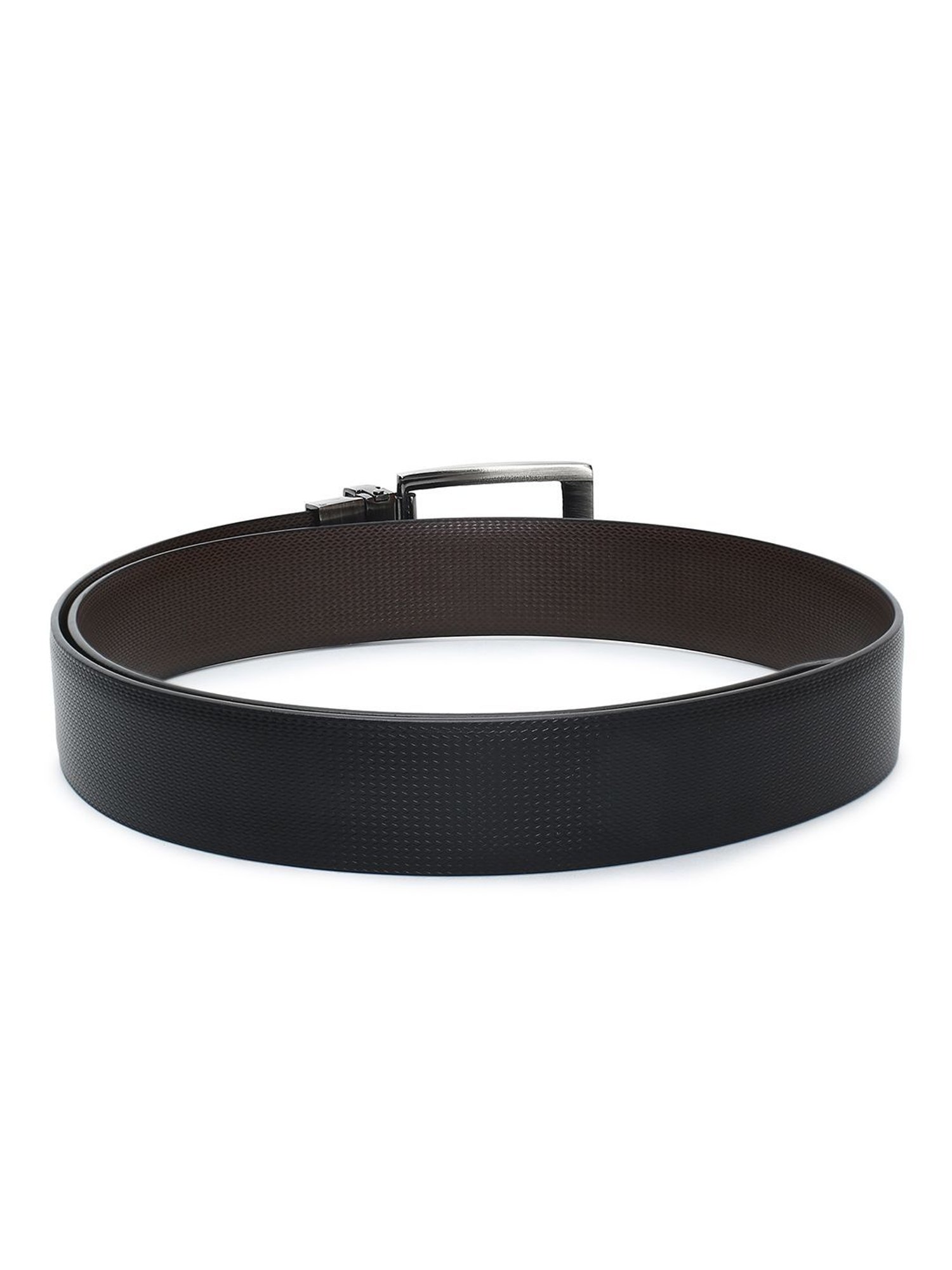 Crusset Black Formal Belt for Men