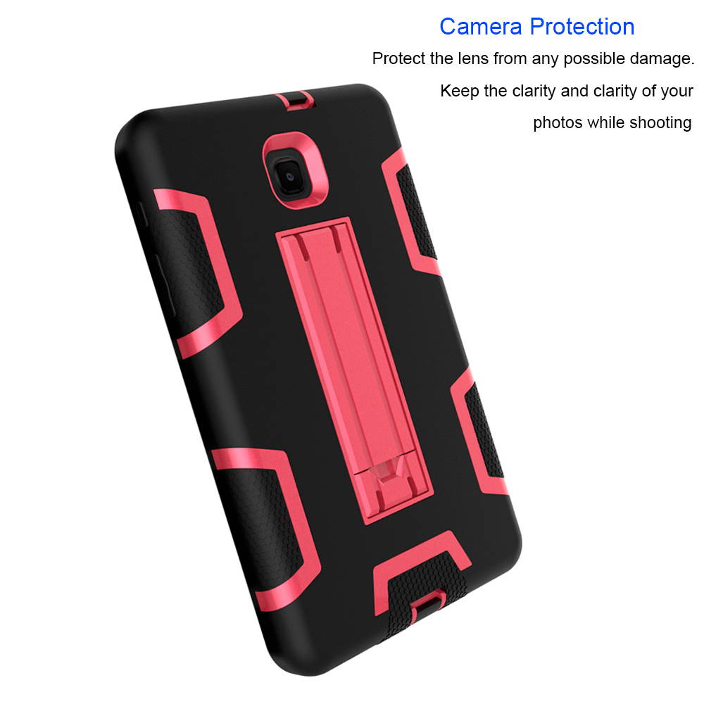 Mignova Case for Galaxy Tab A 8.0 Case 2018,Three Layer Shockproof Armor Defender Full-Body Rugged Protective Case Cover with Stand for Samsung Galaxy Tab A 8.0 2018 SM-T387/T387v