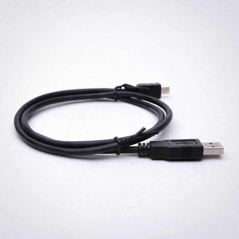 FireFold USB-3-5PMINI USB to USB Mini Cable - 5 Pin - USB 2.0 handle up to 480 Mbps transmission - 3 feet 28 AWG - black for GoPro Hero 3+, Hero HD, PS3 Controller, Cell Phones, MP3 Players, Dash Cam