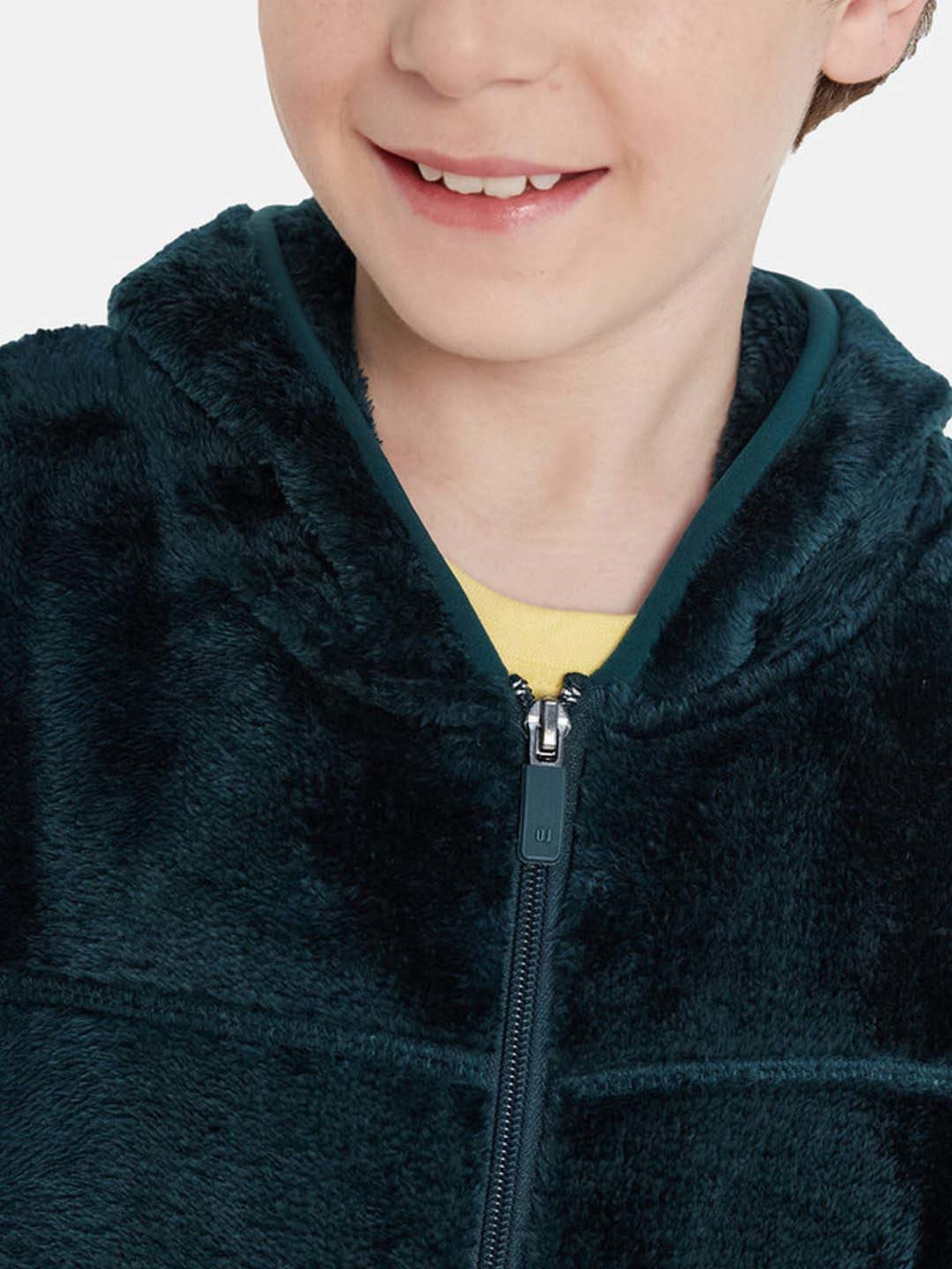 Octave Kids Teal Blue Regular Fit Full Sleeves Sweatshirt