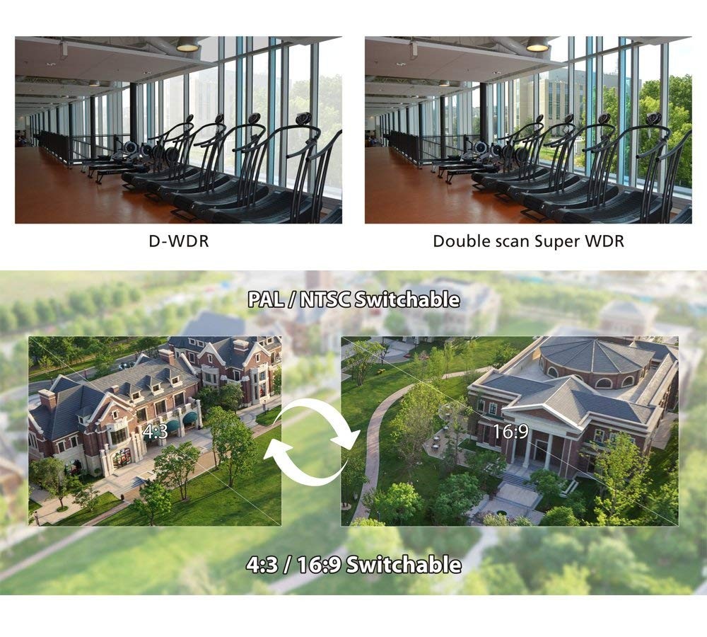 Mini FPV Camera 1200TVL NTSC PAL IR Blocked DC 5V-40V Wide Voltage for RC Drone