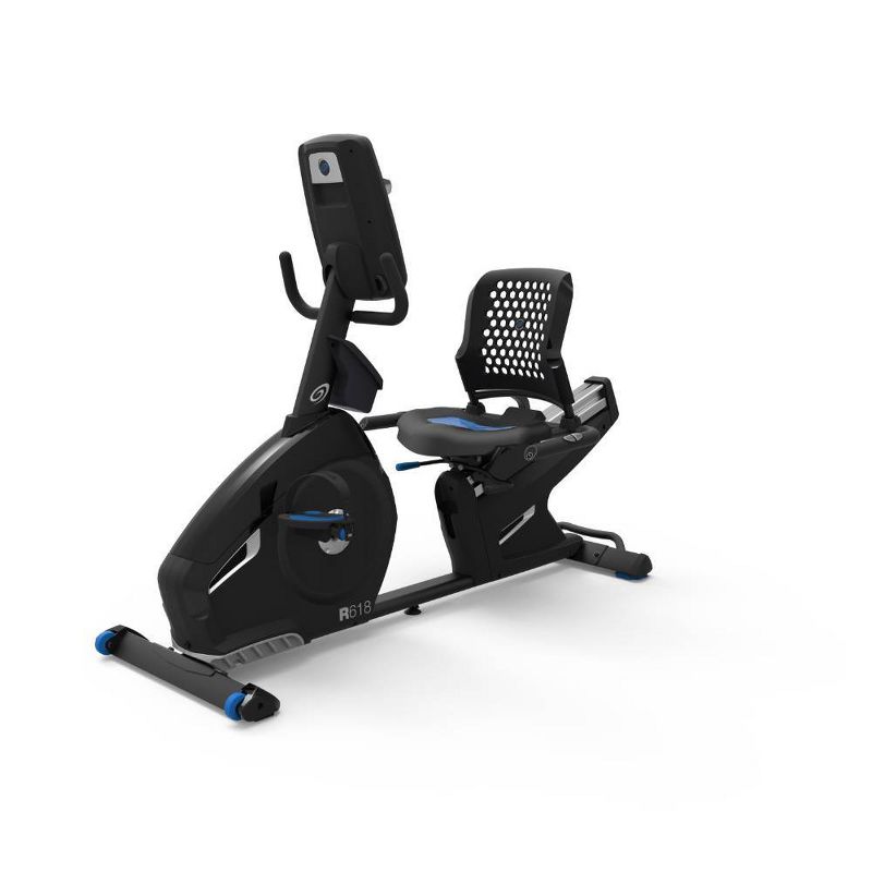 Nautilus R618 Recumbent Exercise Bike - Black