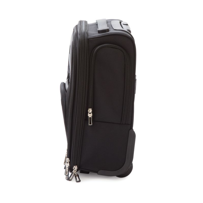 FUL 16.5" RFID Crosby Underseat Carry On Suitcase - Black