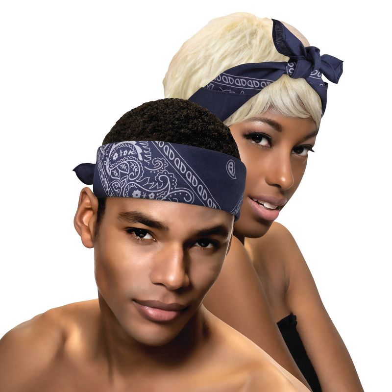 Annie International Premium Fabric Bandana - Blue