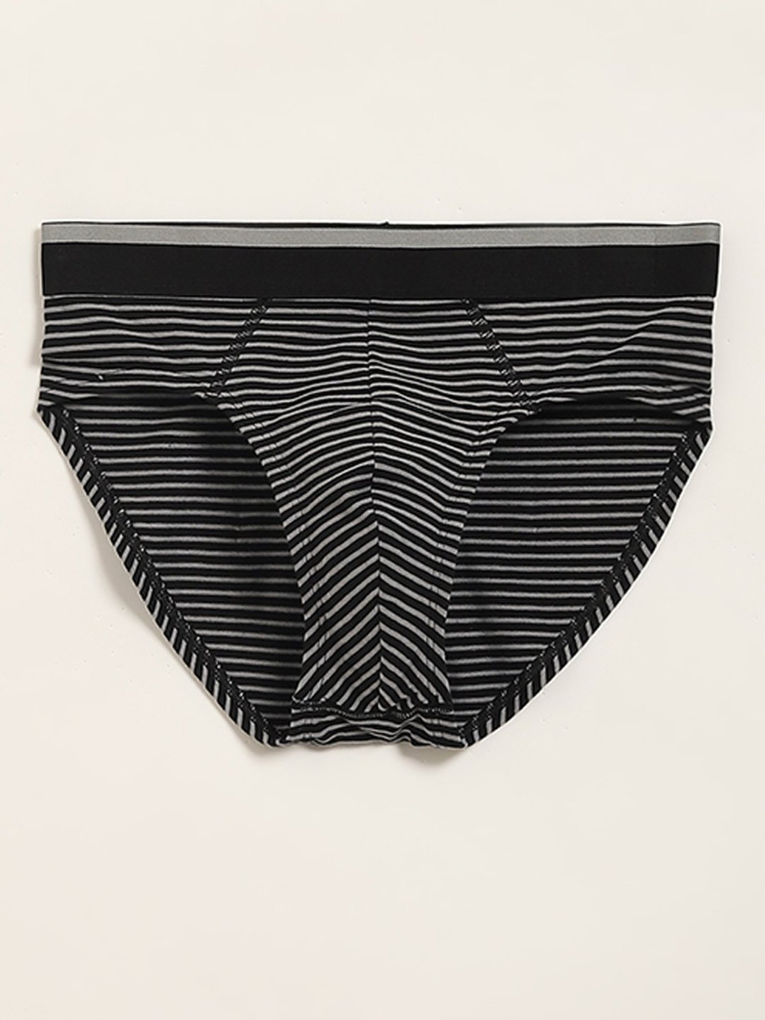 WES Lounge by Westside Black Relaxed Fit Briefs - Pack of 3