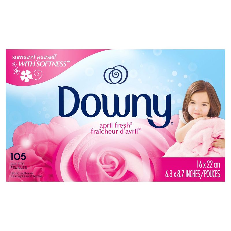 Downy April Fresh Fabric Softener Dryer Sheets 105ct