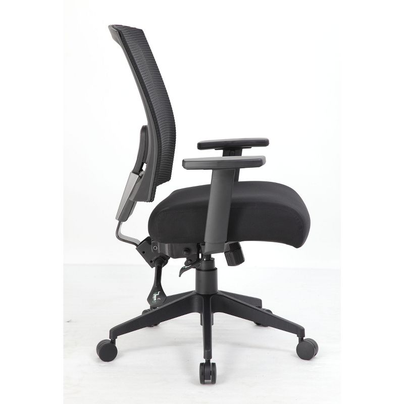 Multi - Function Mesh Back Chair Black - Boss