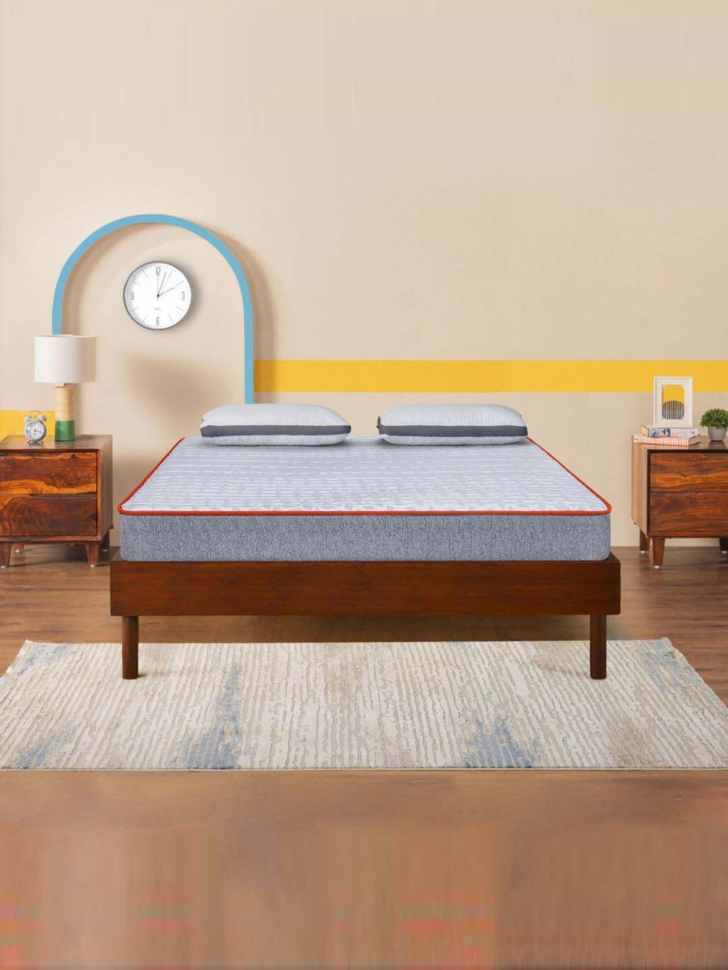 Sleepyhead Luna Grey & White Foam 3 Zone Pocket Spring Mattress With Zero Partner Disturbance