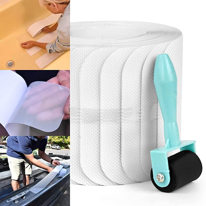 Slip Tape | Waterproof | Clear NonSlip Friction Tape | 15 Pack | Home Commercial Industrial Use | by Teegan Tapes