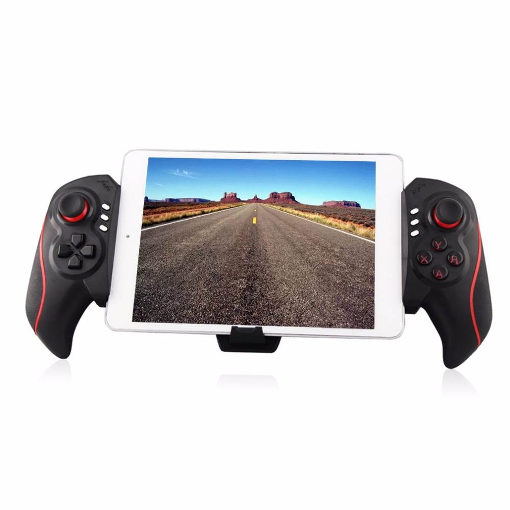 KuWfi Game-3 Bluetooth Wireless Telescopic Game Controller Gamepad for 5-10 Inch Mobile Phone Tablet for Android 3.2 for iOS 4.3 Above