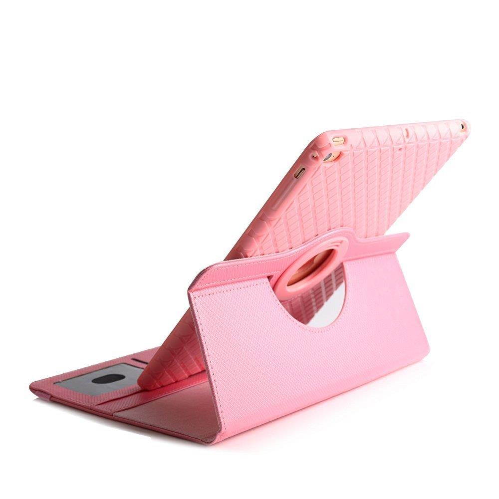 iPad Cases,TechCode 360 Degrees Rotating Magnetic PU Leather Smart Stand Screen Protective with Cards Slots Case Cover for iPad 2 iPad 3 iPad 4 9.7 inch Tablet