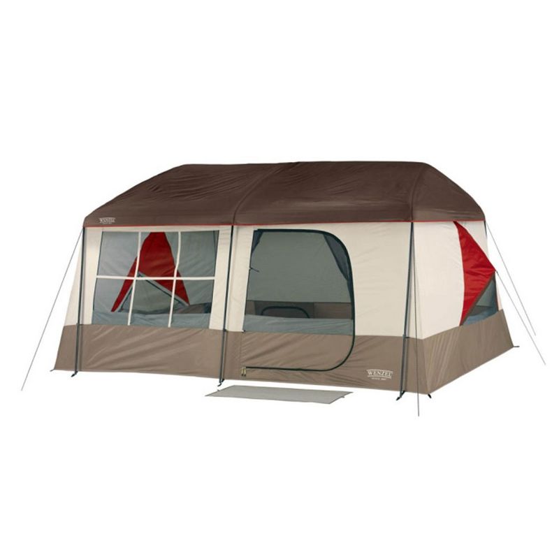 Wenzel 36423W 14 x 14 Foot Kodiak Camping 9 Person Family Pop Up Cabin Tent, Tan