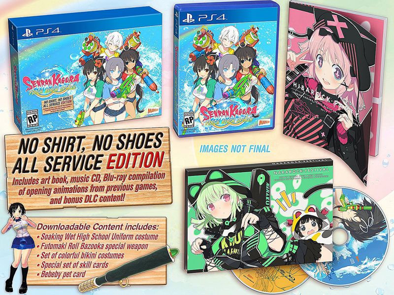 Senran Kagura Peach Beach Splash - No Shirt, No Shoes, All Service Edition - PlayStation 4