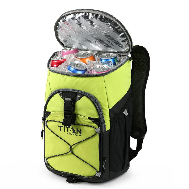 California Innovations Titan Deep Freeze 16qt Backpack Cooler - Lime Green