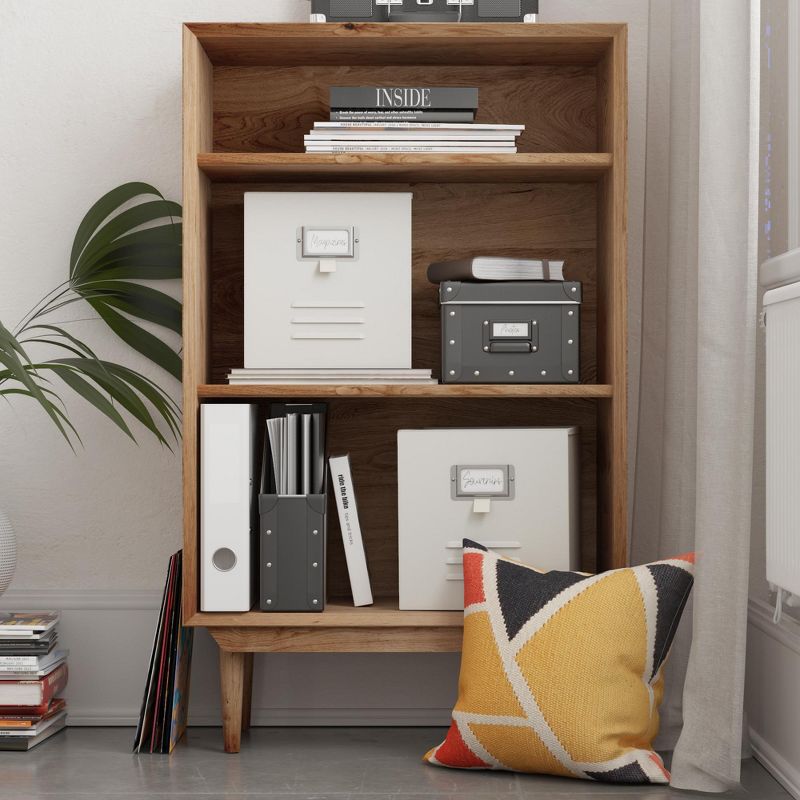 RealRooms Colten Metal Locker Storage Bins, Cube Organizer, Set of 3