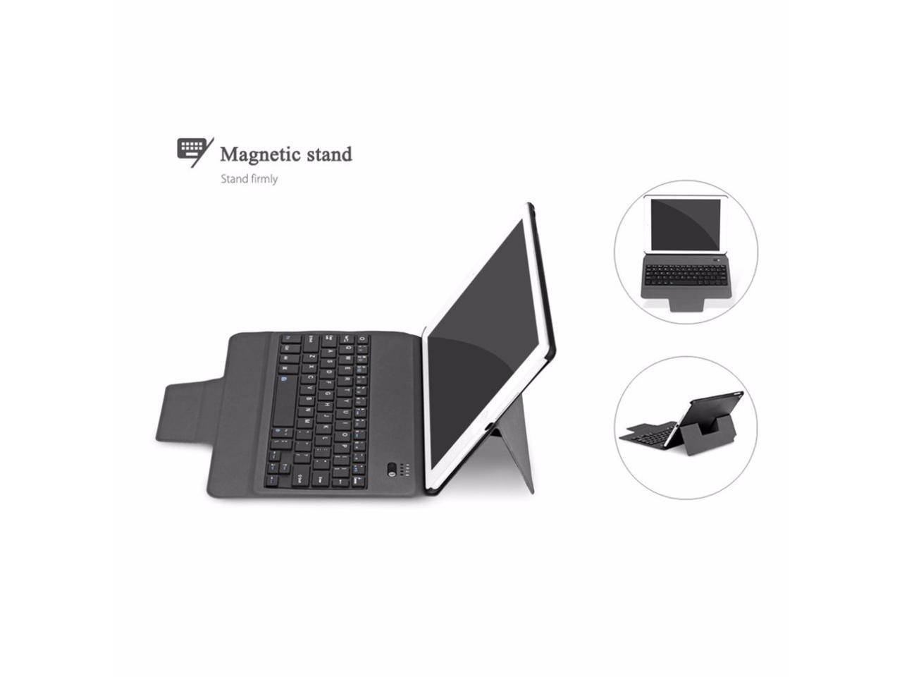 Ultra Thin Wireless Bluetooth Keyboard Case Full Body Protective Keyboard Case Tablet Cover for iPad Air 1/2/Pro 9.7